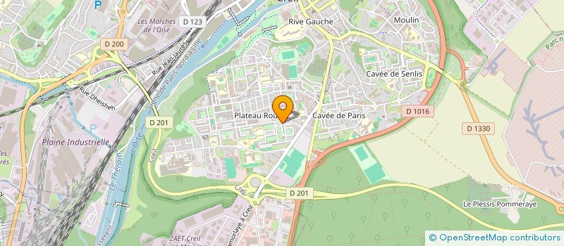 localisation de l'entreprise MONSIEUR SNC MALIK MOHAMMAD BALAL  CREIL