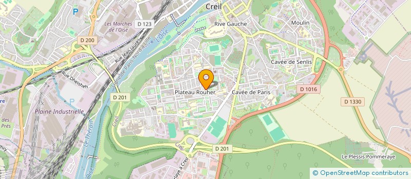 localisation de l'entreprise MONSIEUR SNC MOHAMMAD TOQEER ABBAS  CREIL