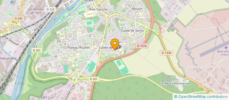 localisation de l'entreprise MONSIEUR SNC ZIA AHMED  CREIL