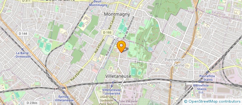 localisation de l'entreprise MONSIEUR SNEHAN GNANASEGARAN  VILLETANEUSE