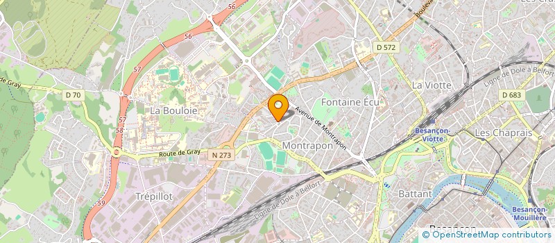 localisation de l'entreprise MONSIEUR SOAIBOU BANCE  BESANCON