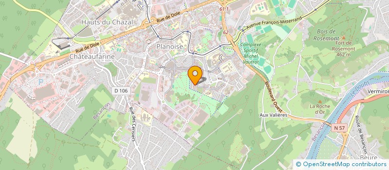 localisation de l'entreprise MONSIEUR SOBGHATULLAH SHAREEFI à BESANCON