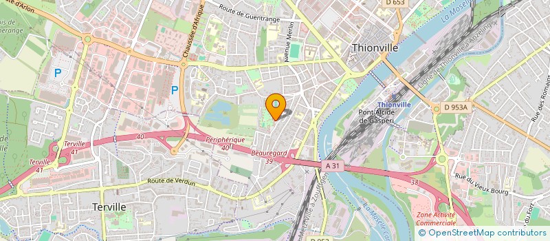 localisation de l'entreprise MONSIEUR SOBHI ALLAGUI  THIONVILLE