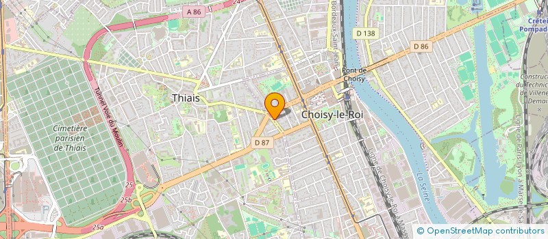 localisation de l'entreprise MONSIEUR SOCHERTRA LIN  CHOISY-LE-ROI