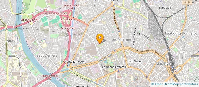 localisation de l'entreprise MONSIEUR SOFFYAN LESTEVEN à TOULOUSE