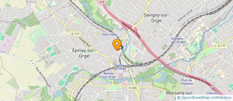 localisation de l'entreprise MONSIEUR SOFIAN AJAL  EPINAY-SUR-ORGE