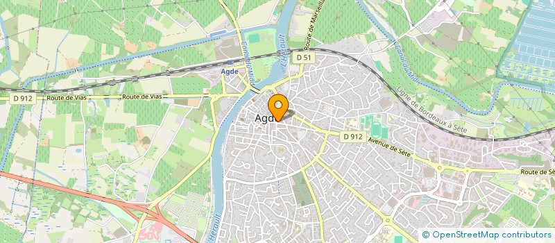 localisation de l'entreprise MONSIEUR SOFIAN ANOUJI à AGDE