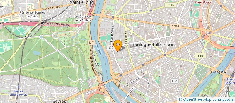 localisation de l'entreprise MONSIEUR SOFIAN ATAMNA  BOULOGNE BILLANCOURT