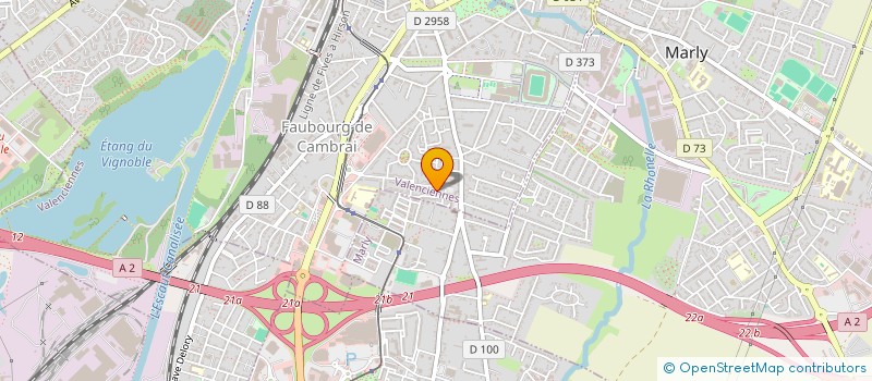 localisation de l'entreprise MONSIEUR SOFIAN AZZOUZI  VALENCIENNES