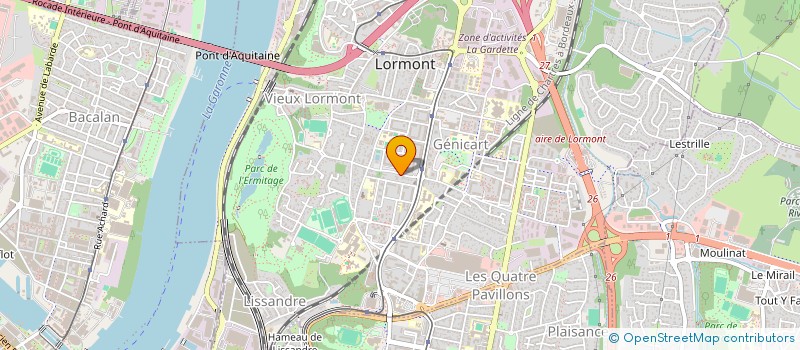 localisation de l'entreprise MONSIEUR SOFIAN BAHALLAH  LORMONT