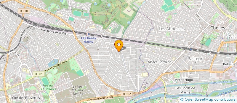 localisation de l'entreprise MONSIEUR SOFIAN BELLILI  GAGNY