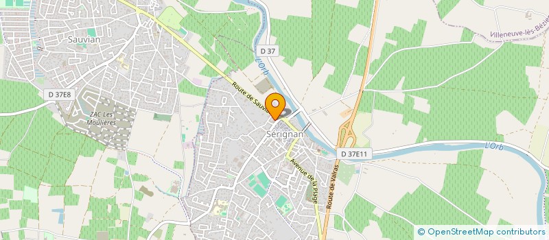 localisation de l'entreprise MONSIEUR SOFIAN BEN ATTIA à SERIGNAN