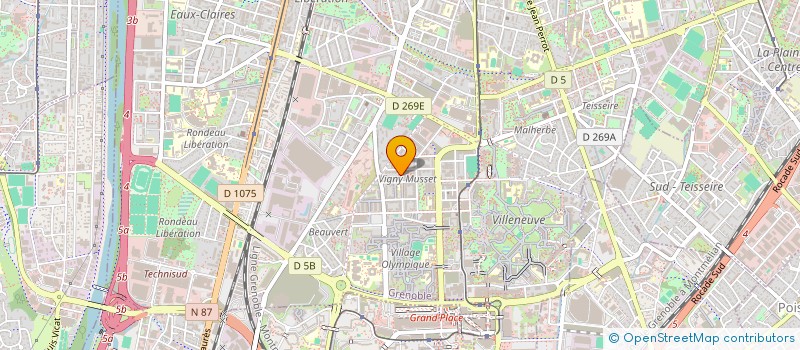 localisation de l'entreprise MONSIEUR SOFIAN BENIOUB à GRENOBLE