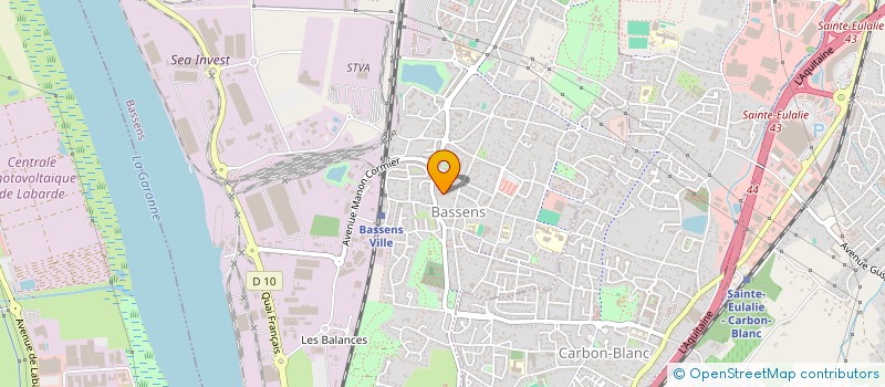 localisation de l'entreprise MONSIEUR SOFIAN BENSAID à BASSENS