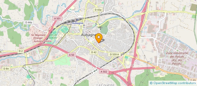 localisation de l'entreprise MONSIEUR SOFIAN COGET à AUBAGNE