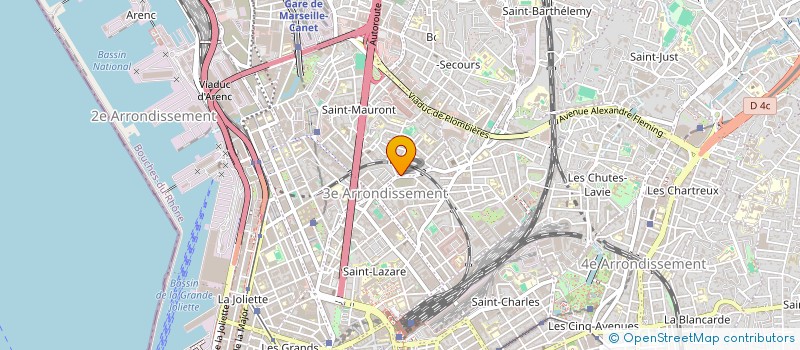 localisation de l'entreprise MONSIEUR SOFIAN DELFOSSE à MARSEILLE