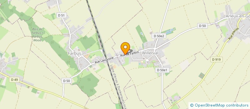 localisation de l'entreprise MONSIEUR SOFIAN DJELLAL  WILLERVAL