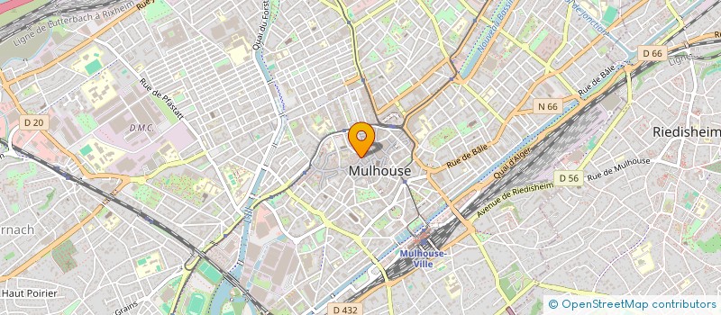 localisation de l'entreprise MONSIEUR SOFIAN DOMORAUD OPERI  MULHOUSE