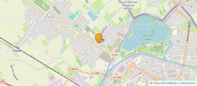 localisation de l'entreprise MONSIEUR SOFIAN EL AARJANE à NIEPPE