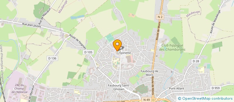 localisation de l'entreprise MONSIEUR SOFIAN EL ATTAOUI  MAUBEUGE