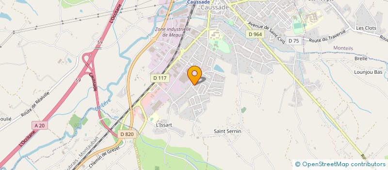 localisation de l'entreprise MONSIEUR SOFIAN EL BAKALI  CAUSSADE