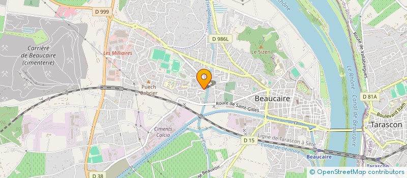 localisation de l'entreprise MONSIEUR SOFIAN ET-TAOUDI  BEAUCAIRE