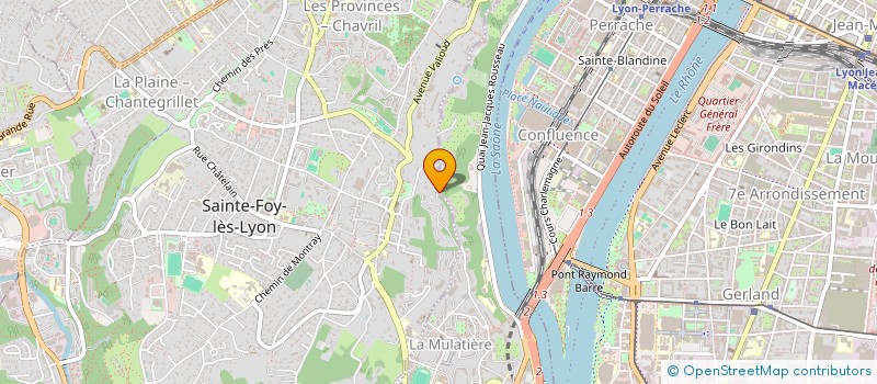 localisation de l'entreprise MONSIEUR SOFIAN FREDERIC BOUCHET  SAINTE-FOY-LES-LYON