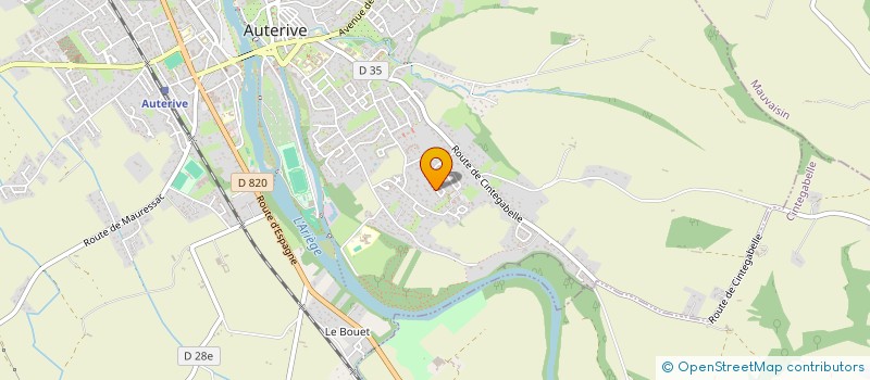 localisation de l'entreprise MONSIEUR SOFIAN GACI  AUTERIVE