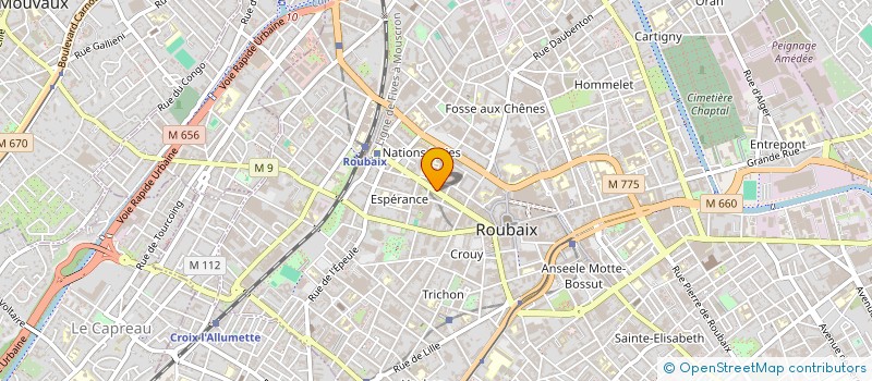 localisation de l'entreprise MONSIEUR SOFIAN GROCHOLSKI à ROUBAIX