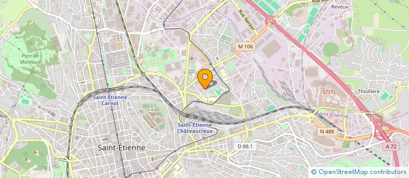 localisation de l'entreprise MONSIEUR SOFIAN GUEMIZA  SAINT-ETIENNE