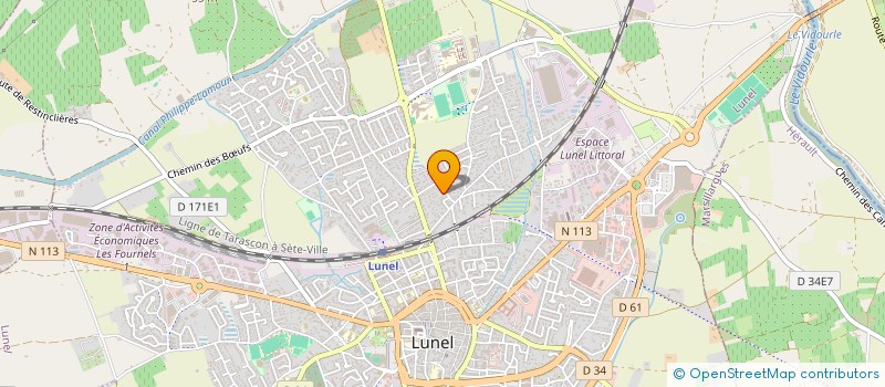 localisation de l'entreprise MONSIEUR SOFIAN HARAKI  LUNEL