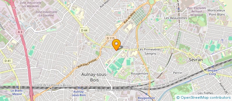 localisation de l'entreprise MONSIEUR SOFIAN ILHAMI à AULNAY-SOUS-BOIS