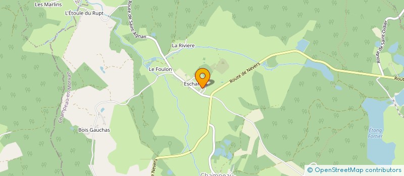 localisation de l'entreprise MONSIEUR SOFIAN JIBRANE  CHAMPEAU-EN-MORVAN