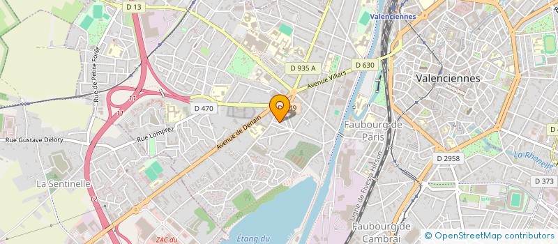 localisation de l'entreprise MONSIEUR SOFIAN KEFI  VALENCIENNES