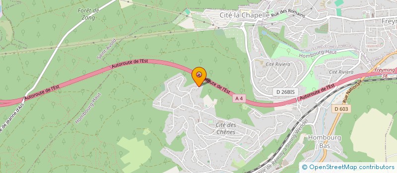 localisation de l'entreprise MONSIEUR SOFIAN LADJNEF  HOMBOURG-HAUT