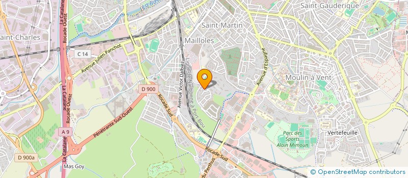 localisation de l'entreprise MONSIEUR SOFIAN LAHMER  PERPIGNAN