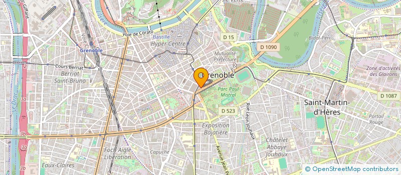 localisation de l'entreprise MONSIEUR SOFIAN LE BLANC  GRENOBLE