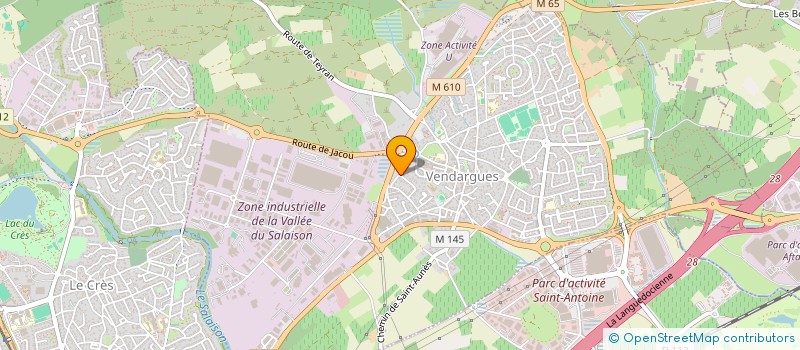 localisation de l'entreprise MONSIEUR SOFIAN LEBNI  VENDARGUES