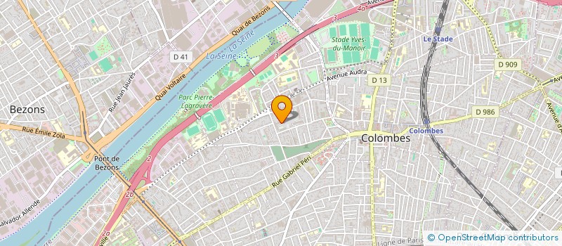 localisation de l'entreprise MONSIEUR SOFIAN LEQUINT  COLOMBES