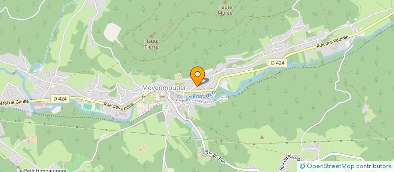 localisation de l'entreprise MONSIEUR SOFIAN MACOMBE  MOYENMOUTIER