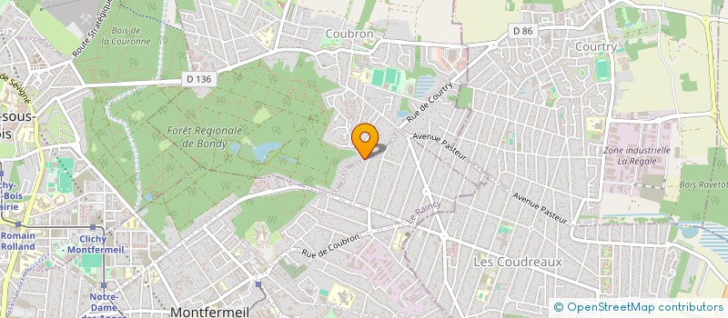 localisation de l'entreprise MONSIEUR SOFIAN MAGHRABI  COUBRON