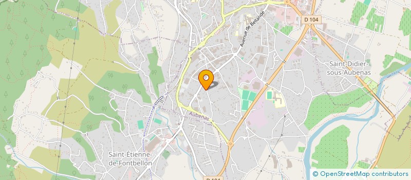 localisation de l'entreprise MONSIEUR SOFIAN MANSOURI à AUBENAS