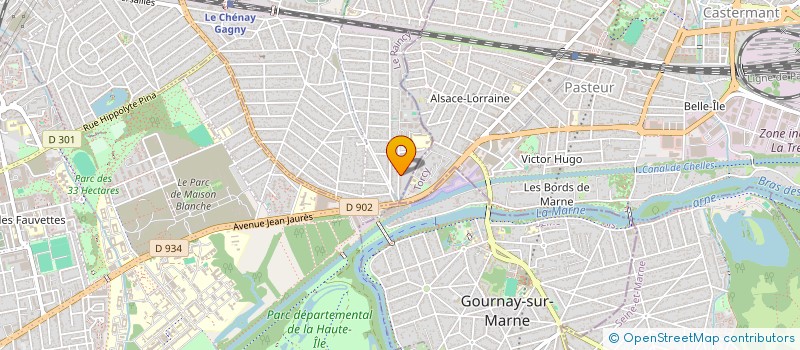 localisation de l'entreprise MONSIEUR SOFIAN MAROTEL  GAGNY