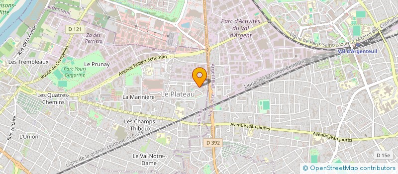 localisation de l'entreprise MONSIEUR SOFIAN MEDJAOUI  SARTROUVILLE