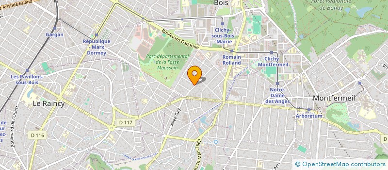 localisation de l'entreprise MONSIEUR SOFIAN MEHARZI à CLICHY-SOUS-BOIS