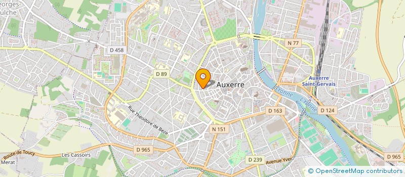 localisation de l'entreprise MONSIEUR SOFIAN SELMI  AUXERRE