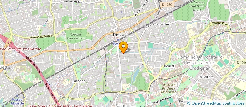 localisation de l'entreprise MONSIEUR SOFIAN SETBEL  PESSAC