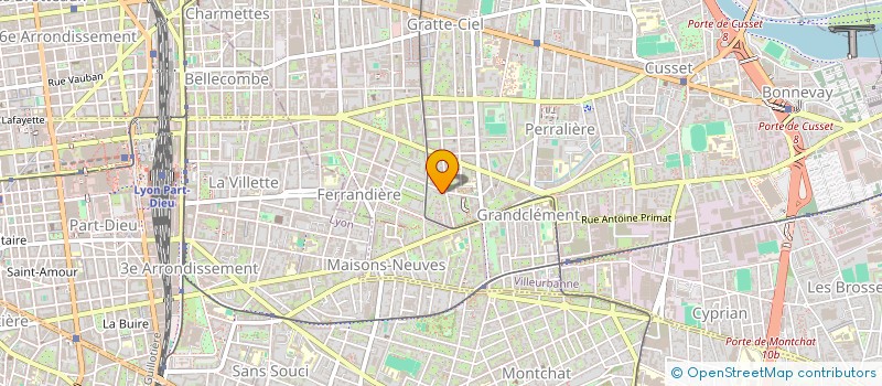 localisation de l'entreprise MONSIEUR SOFIAN SOUISSI  VILLEURBANNE