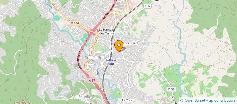 localisation de l'entreprise MONSIEUR SOFIAN TICHE  SOLLIES-PONT