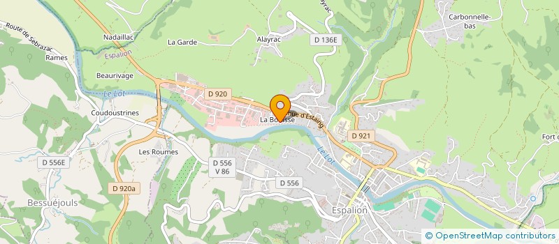 localisation de l'entreprise MONSIEUR SOFIAN VAIRAI  ESPALION